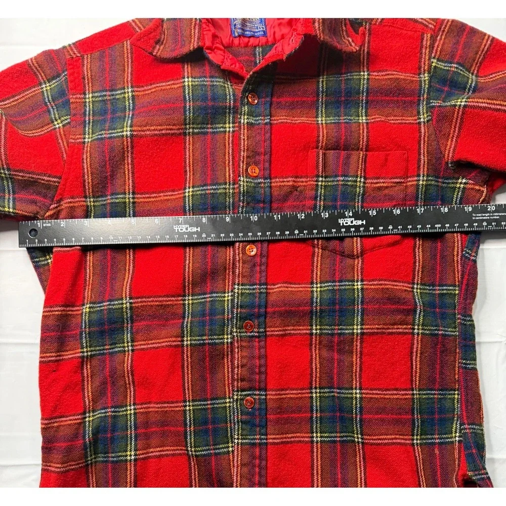 vintage pendleton shirt wool large - Picture 3 of 14